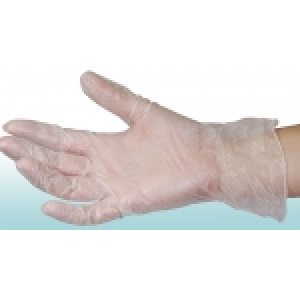 LUVA VINIL M C/ 6 UNID - FLAMA